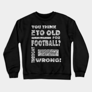 American Football Grandma Grandpa Touchdown saying Crewneck Sweatshirt